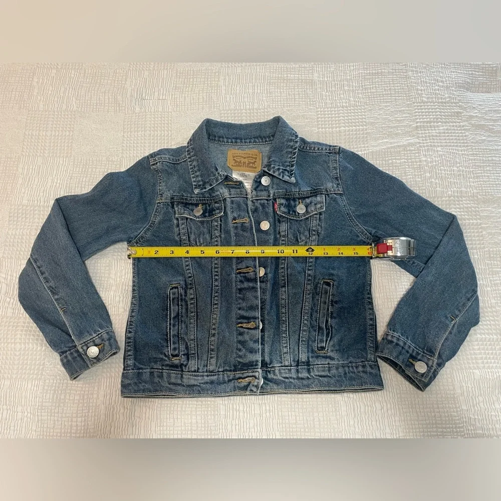 Kids 💙 Levi's Blue Jean Jacket Vintage Denim Style, size 10-12